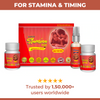 Stamina Plus: Ayurvedic Medicine to Boost Strength, Stamina, Timing and Performance in Men (90 Capsule & 50ml Lotion)